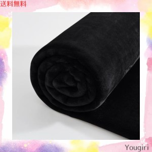 冬用 毛布 モフア ブランケット シングル毛布 フランネル しきぶとん 重い毛布 blanket 軽量 静電気防止 抗菌防臭 ブラック 150x200cm