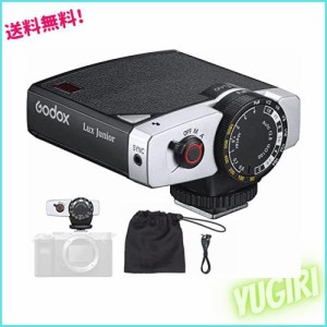 【Godox正規代理】Godox Lux Junior レトロ カメラフラッシュ クリップオンストロボ GN12 6000K 焦点距離28mm スピードライト Sony Canon