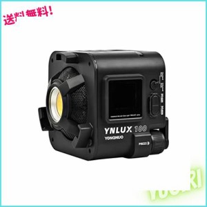 100W 3200K-5600K 調光可能 コンパクト LEDビデオライト COB写真フィルライト12照明効果 ボーエンスマウント 屋外 ポートレート Vlog ラ