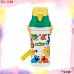 スケーター(Skater) 子供用 プラスチック 水筒 480ml 抗菌 セサミストリート 日本製 PSB5SANAG-A