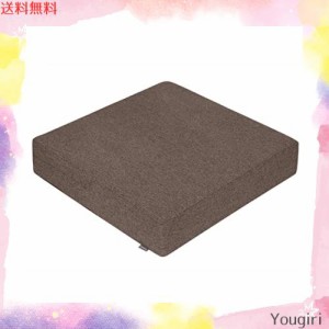 Shinnwa 座布団 クッション 大きい スクエア 座布団 50x50cm 厚み10cm 座ぶとん クッション 分厚い フロアクッション チェアパッド 洗え