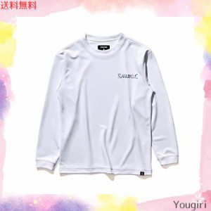 スポルディング Tシャツ ジュニア ロングスリーブ ホログラム ワードマーク  キッズ ホワイト 160