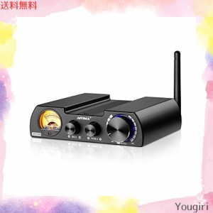 AIYIMA A08 PRO TPA3255 パワーアンプ Bluetooth5.0 UV メーター付き 300W+300W HiFi クラス D ステレオ デジタルオーディオアンプ パッ