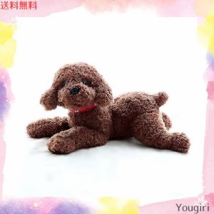 ぬいぐるみ プードル 犬 リアル 本物そっくり ハンドメイド やさしい手触り 可愛く癒し犬 トイプードル ぬいぐるみ 抱き枕 大きい 添い寝