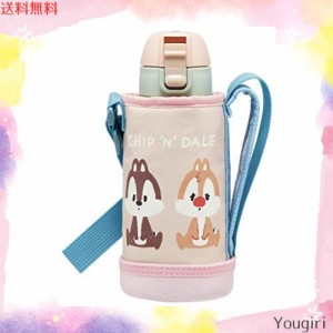 スケーター (skater) 水筒 ディズニー チップ＆デール 600ml カバー付き 女の子 KSTCH6-A