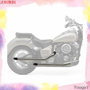 デイトナ(Daytona) バイク用 マフラー ドラッグスター/クラシック400(10-)専用 ステンレス製 バフ仕上げ ドラッグパイプマフラー 30123