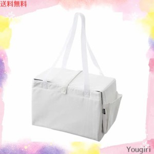 山崎実業(Yamazaki) ミシン収納バッグ ホワイト 約W46×D25×H31cm（組み立てサイズ：取っ手含まず） タワー tower アイロンマットにもな