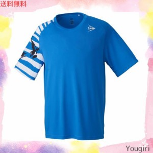 DUNLOP(ダンロップ) テニスウェア Tシャツ DAL-8302 ブル- M