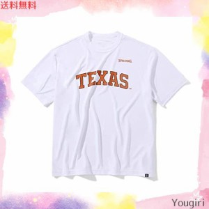 スポルディング バスケットボール Tシャツ テキサス レタード ホワイト Lサイズ バスケ