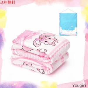 LittleForBig大人用オムツパンツ 可愛い絵柄【ベビーうさぎ】消える花印 ピンクおむつ 2枚入 XL