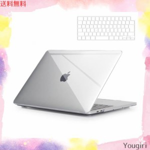 YOFITAR for Macbook Air M3/M2 ケース 13.6インチ A3113/A2681 2024/2022対応【日本語キーボードカバー付き】 Macbook Airカバー M3/M2