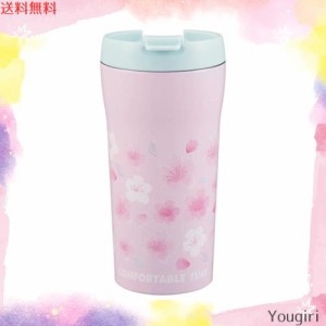 スケーター(Skater) ステンレス マグ 桜柄 コンフォタブル 360ml コンビニ コーヒー対応 タンブラー SMV4-A