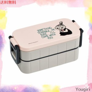 スケーター(Skater) 弁当箱 リトルミイ ピンク 600ml 抗菌 2段 女性用 日本製 YZW3AG-A