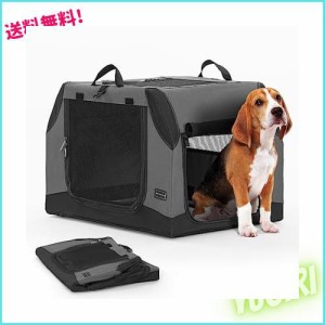 Petsfit 折りたたみソフトケージ ペットケージ ソフトクレート大型犬 中型犬 犬