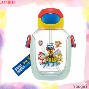 スケーター(Skater) 水筒 ストロー付き 530ml パウ・パトロール 23 ストロー水筒 ワンプッシュ 子供用 PDSH6DX-A