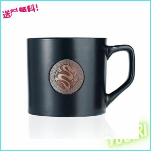 辰年の新年の贈り物 男性女性 水筒 陶器製コーヒーカップ銅 同僚・友人(赤) 15oz/450ml