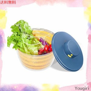 サラダスピナー 電動 野菜水切り 調理器具 水切りかご 野菜水切り器 野菜果物スピナー サラダ高速水切り USB充電式 大容量 人気 便利 操