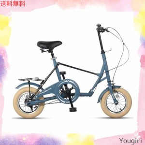 【AVASTA】Giocoso 12インチ折りたたみ自転車 超快速折りたたむ ミニペロ 街乗り小型自転車 通勤通学 軽量 コンパクト お尻が痛くない 素