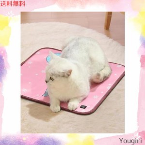 ペット用ホットカーペット 3段階温度調節 ペット用ヒーター 猫 犬 小動物 ホットマット ヒーターマット 加熱パッド 過熱保護 防水難燃性 