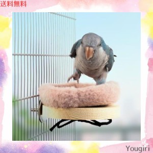 Ifukens 鳥の巣巣箱皿巣 バードテントインコ おもちゃ鳥かご インコ 止まり木 スタンドインコ ヒーター 保温ふわふわクッション付きロー