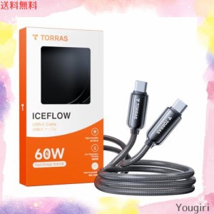 【2024年進級プロ版】TORRAS usb c ケーブル 【2m】超急速充電 60W iphone15 充電ケーブル type c ケーブル タイプｃケーブル 断線防止 