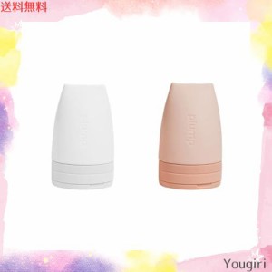 LaaSong トラベルボトル シャンプーボトル 化粧品小分け容器 (小ピンク白)