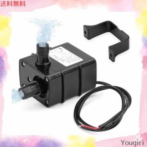 DiyStudio 水中ポンプ 小型 DC12V 600±70L/H 水槽用ウォーターポンプ ブラシレスウォーターポンプ 13.2W 静音 マイクロ水族館ウォーター