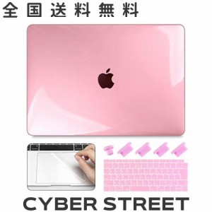 CISOO MacBook Air ケース ピンク 透明 2020 新型 MacBook Air 13 インチ ケース A2179 A2337 対応 おしゃれ ハードカバー 薄型 耐衝撃 