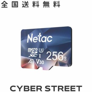 Netac Microsdカード 256GB 最大100MB/s Switchマイクロsdカード対応 microSDXC UHS-I U3 A1 V30 C10 Exfat形式 メーカー正規品認証