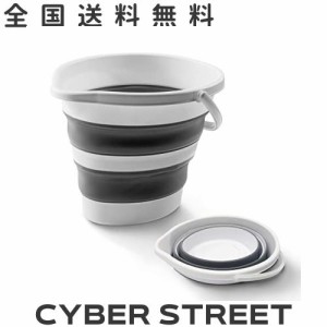 RULAYMAN 折りたたみ ソフトバケツ 釣り用バケツ 昇級版 昇級版 生活用品 掃除 洗濯 アウトドア 車載バケツ 多機能 便利 (5L, グレー)