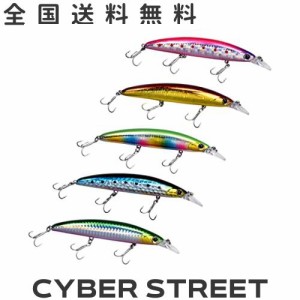 ColorGo ルアー フローティングミノー シーバス ヒラメ 青物 12g 17g 20g 25g スチールボール内蔵 重心移動 渓流 海釣り 遠投 5個セット 