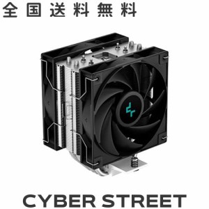 DeepCool AG400 PLUS シングルタワー CPU クーラー、120mm ファン、ダイレクトタッチ銅製ヒートパイプ、Intel/AMD サポート