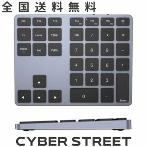 テンキー Bluetooth KcBlueJP ワイヤレス 数字 キーボード MacOSショートカットキー搭載 複数のBluetooth接続が可能 35キー 拡張 充電式 