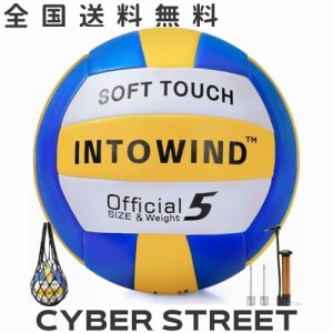 INTOWIND バレーボール 練習用バレーボール ソフトタッチ バレーボール 屋外屋内 バレーボール ビーチ 公園 ジム 試合 トレーニング バレ