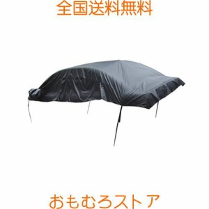 【ノーブランド品】自動車用 ハーフ 半分 車体 カバー カー 保護カバー UV 防水 雨 埃 防止 M