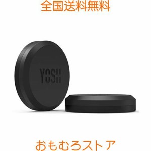 「二枚セット」YOSH スマホホルダー 車載スマホホルダー マグネット式 2個 車 キッチン 浴室 オフィス For iPhone Android GPS等対応 強