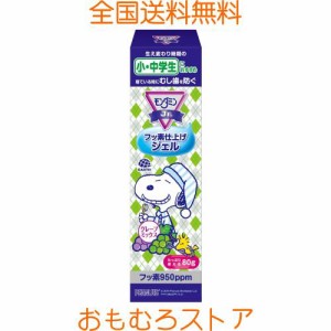 モンダミンJr. フッ素仕上げジェル グレープミックス味 子ども用 [80g] 薬用 低刺激 マウスウォッシュ 【医薬部外品・液状歯磨き】 (アー