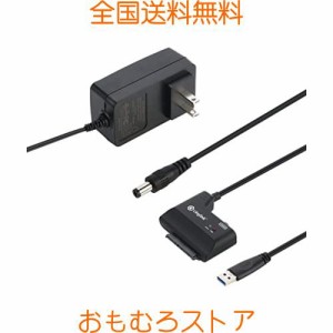 SATA USB 3.0 変換アダプタ - Cinolink USB SATA III ケーブル 2.5/3.5インチ HDD/SSD 8TBまで USB SATA接続 UASP SATA III対応 ACアダプ