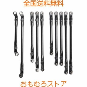 10リンクコンバージョンキット チタンタイロッド ドラッグリンクセット Axial SCX10 90046に