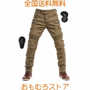 [RENHE] メンズバイクパンツ ライディングパンツ プロテクター ライダースパンツ バイク用ジーンズ 耐磨 バイクズボン ツーリングパンツ 