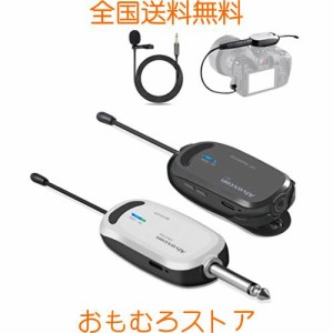 Alvoxcon ワイヤレスマイク ヘッドセット ピンマイク ワイヤレス UHF クリップマイク 無線マイク 動画撮影？ 録音 拡声器 カメラ スマホ 