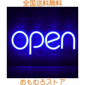 OPEN看板 LED OPEN SIGN オープン クローズ OPEN＆CLOSED時間付き 点滅設定可 カフェ 喫茶店 レストラン バー 居酒屋 インテリアショップ