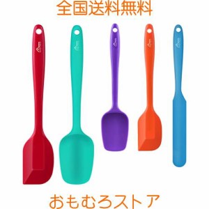 Hotec スパチュラ シリコンヘラ 耐熱シリコン 製菓道具 スパチュラ スパチュラシリコン ヨーグルトスプーン へら シリコン ケーキ クリー