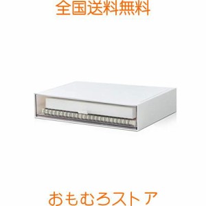 小物入れ引き出し レターケース 書類ケース 収納ボックス 卓上小物ケース A5 (白, 引き出し一つ)