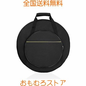 シンバルバッグ シンバルケース 600Dオックスフォード 楽器バッグ 円筒形 直径57cm