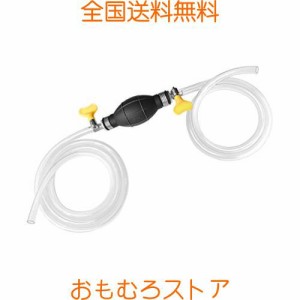 OOBA オイルポンプ 手動ポンプ ガソリン抜き取りポンプ 自動車用 2M 内径8mm外径10mm 手動式 オイルチェンジャー 燃料ライン移送ホース 