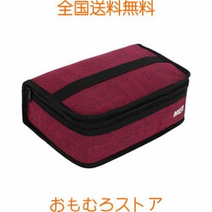 MIER S サイズ ランチ ボックス バッグ フード ストレージ クーラー バッグス 絶縁 トラベル キット レディーズ と メンズ用 レッド