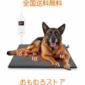 Pecute ペット用ホットカーペット猫用ホットカーペット猫 ヒーター 猫 犬 ホットマット 5段温度調節 5段タイマー機能 猫 犬 小動物用 ヒ