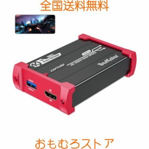 Basicolor キャプチャーボード 4K30FPSパススルー対応 キャプチャーボードSwitch対応1080P 60FPS キャプチャー ビデオキャプチャー USB3.