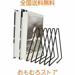 ブックエンド 本立て 仕切りスタンド 伸縮自在 金属製 整理 ファイル/雑誌/新聞/書類入れ 三角のブックスタンド 卓上収納 デスクトップの